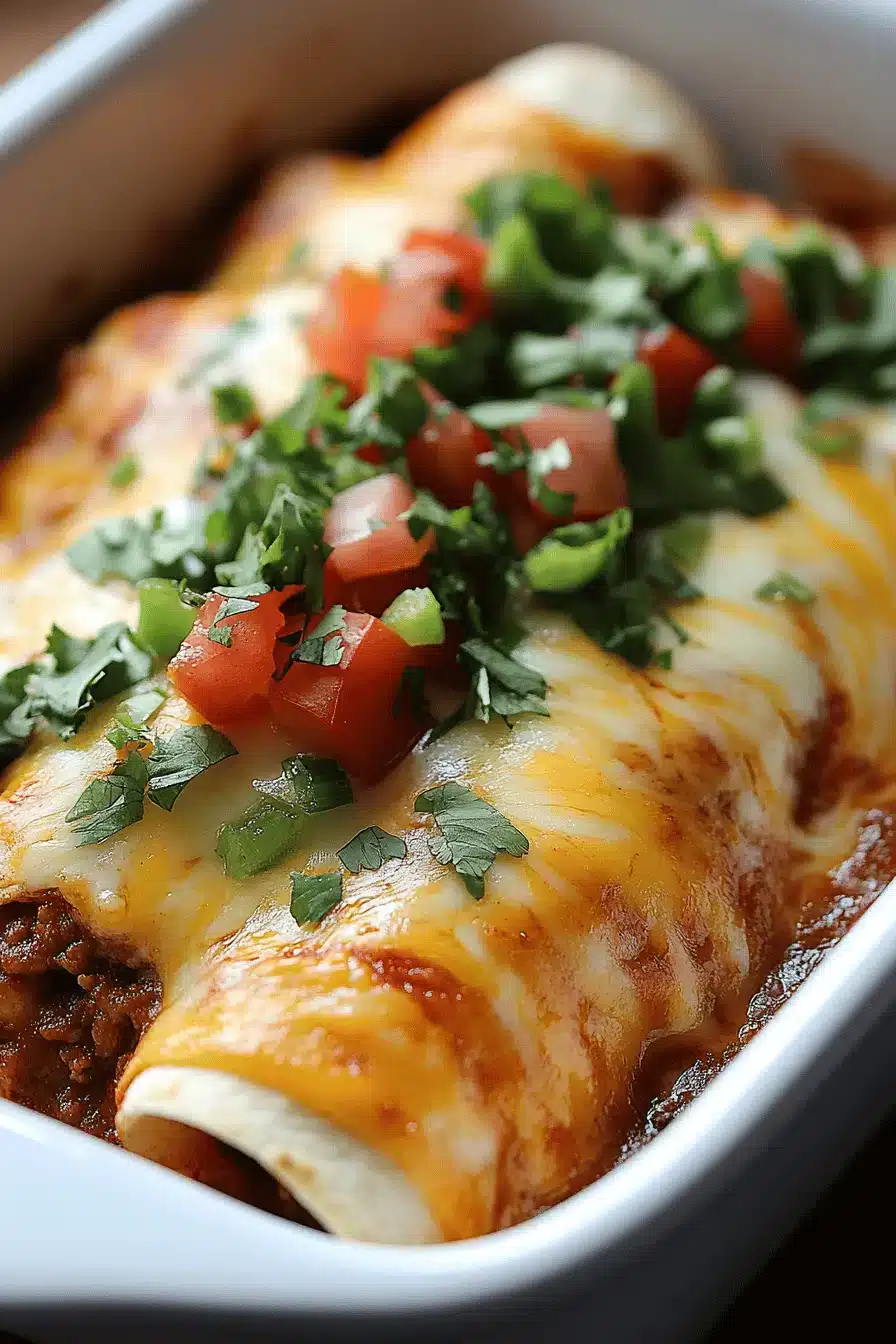 Ground Beef Enchiladas