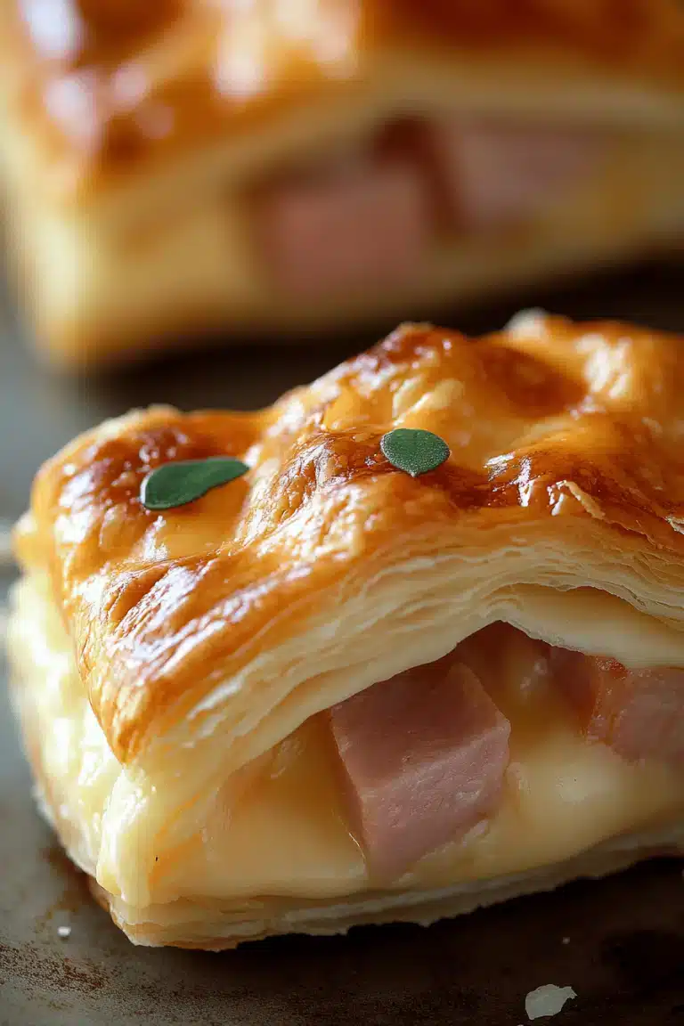 Ham and Cheese Puff Pastry Recipe
