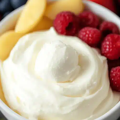 Marshmallow Cream Cheese Fruit Dip