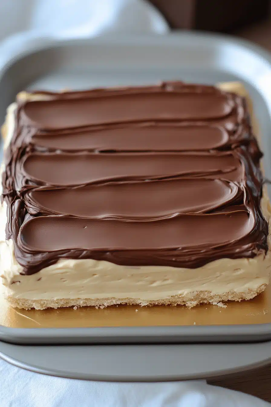 No-Bake Chocolate Eclair Cake ingredients organized and measured on kitchen counter
