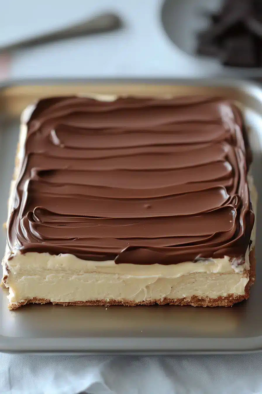 No-Bake Chocolate Eclair Cake
