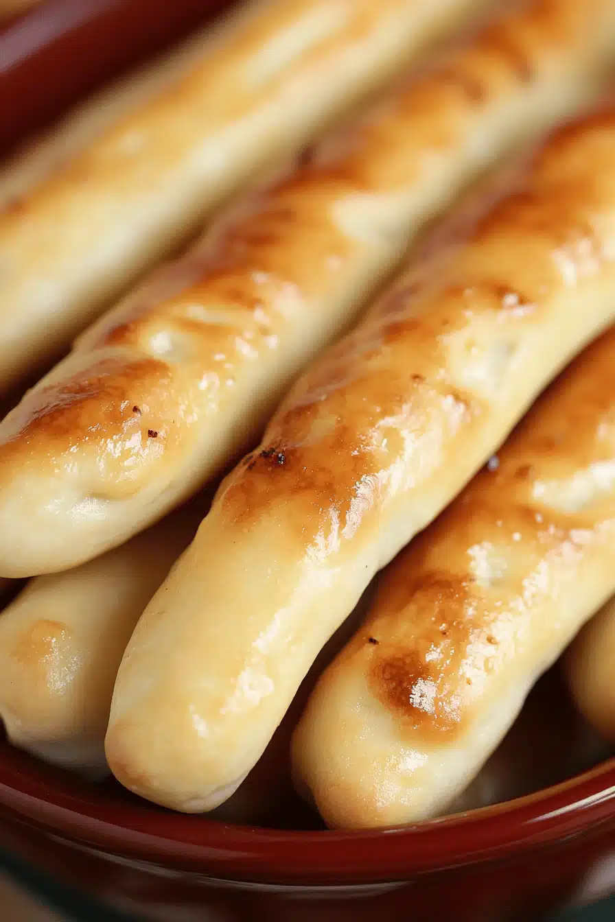 Olive Garden Breadsticks Recipe ingredients organized and measured on kitchen counter