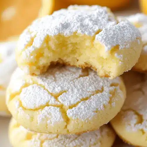 Orange Crinkle Cookies