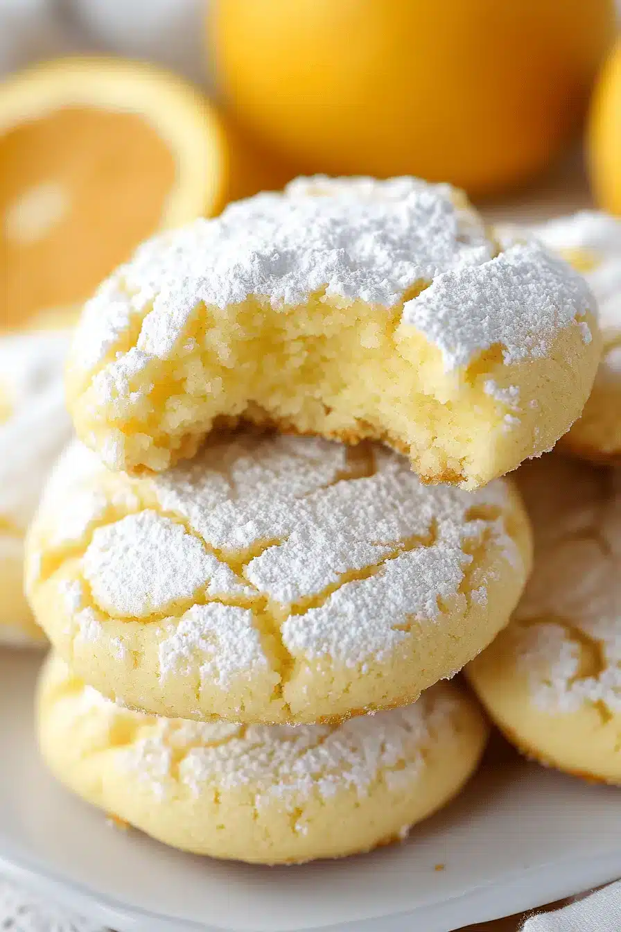 Orange Crinkle Cookies