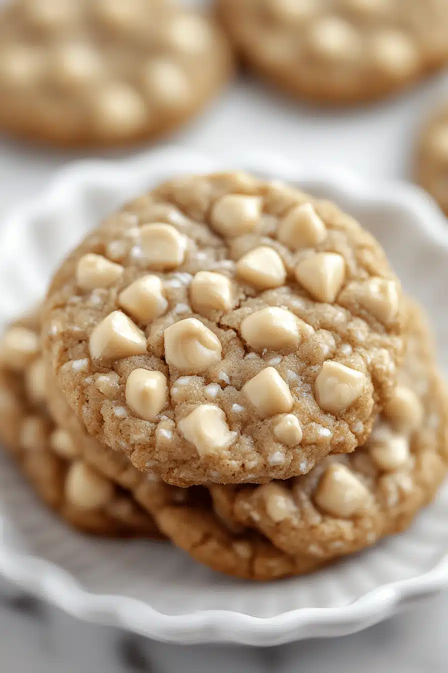 Peanut Butter No-Bake Cookies slice on plate showing perfect texture and swirl pattern