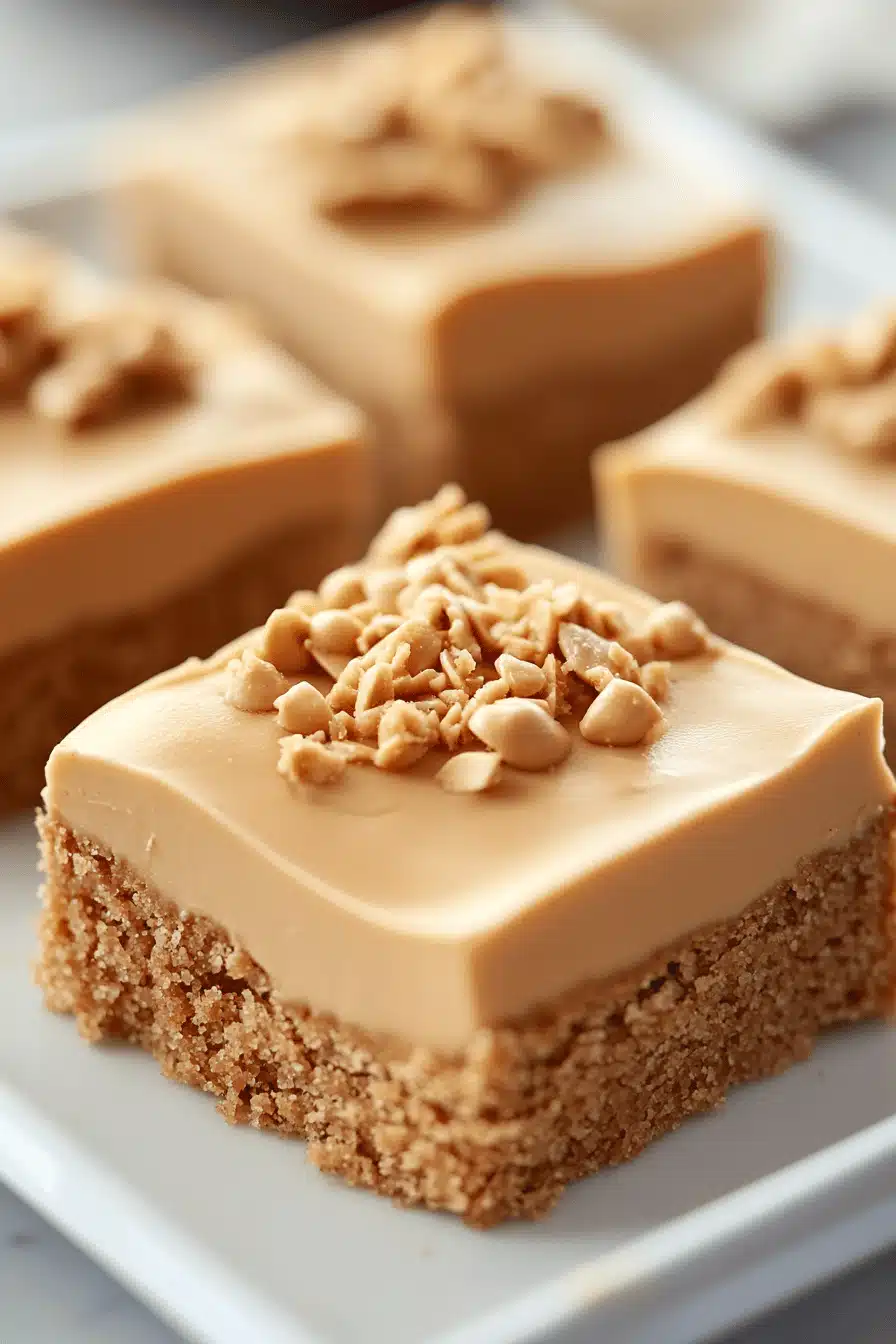 Peanut Butter Sheet Cake ingredients organized and measured on kitchen counter