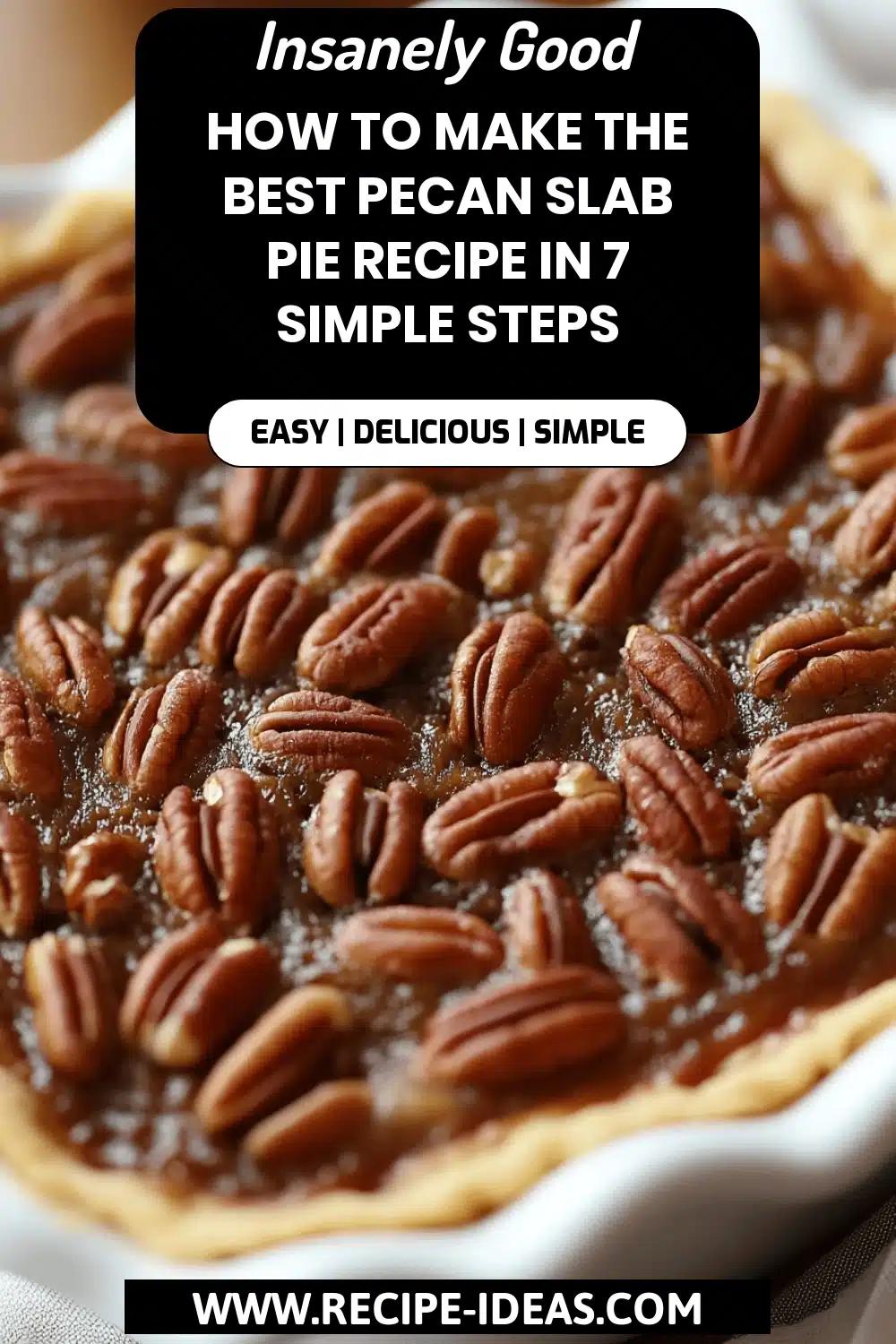 Pecan Slab Pie Recipe final dish beautifully presented and ready to serve