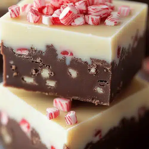 Peppermint Bark Fudge Recipe