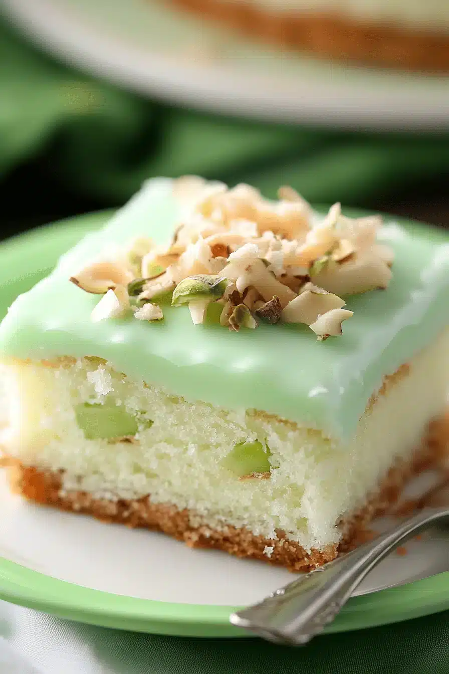 Pistachio Pineapple Cake