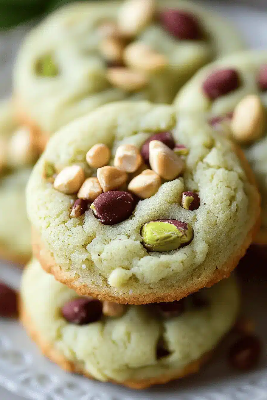 Pistachio Pudding Cookies