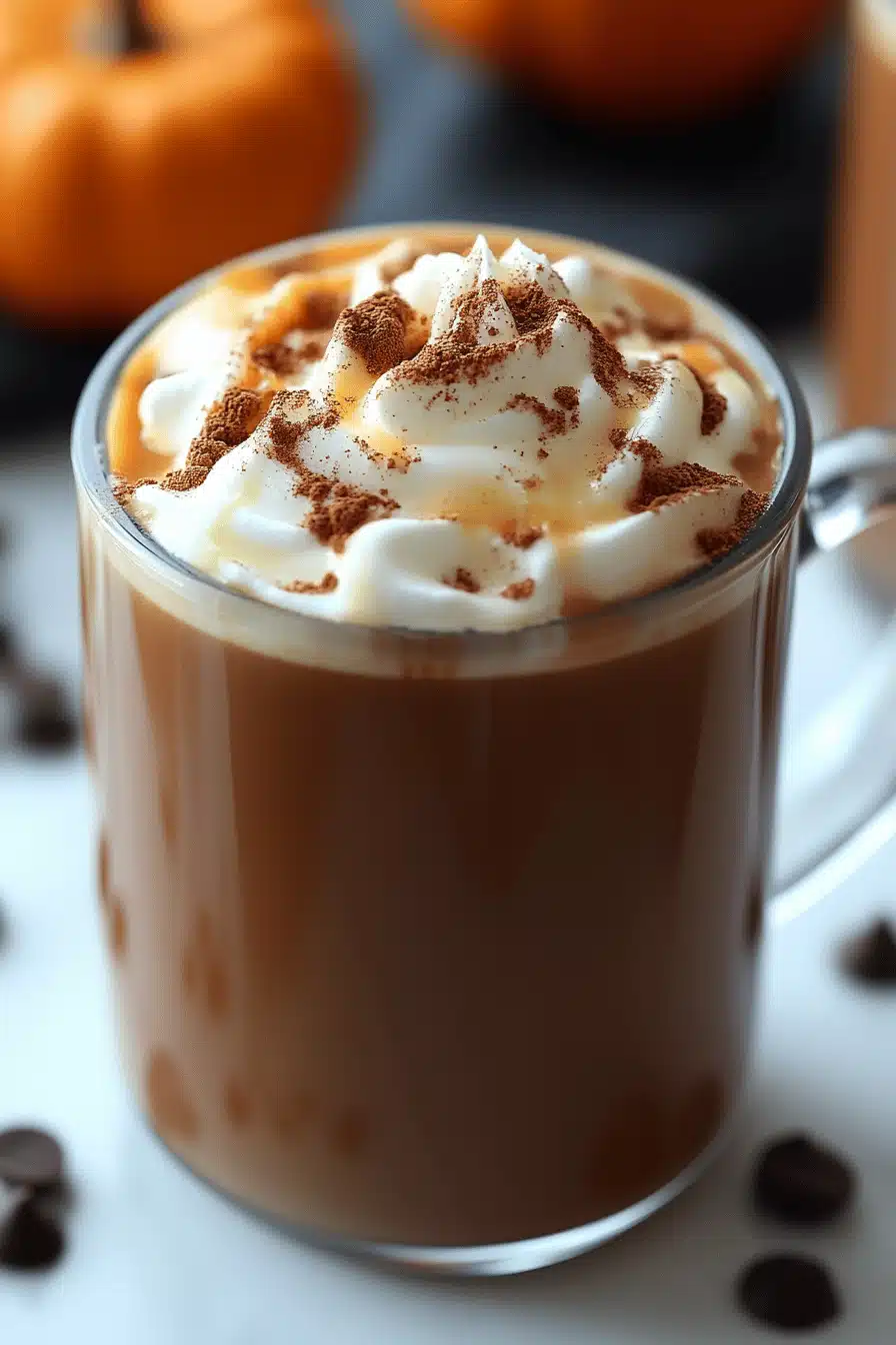 Pumpkin Spice Hot Chocolate slice on plate showing perfect texture and swirl pattern