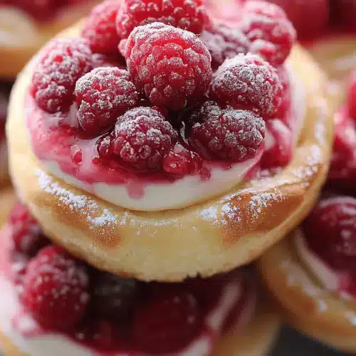 Raspberry Cheesecake Buns