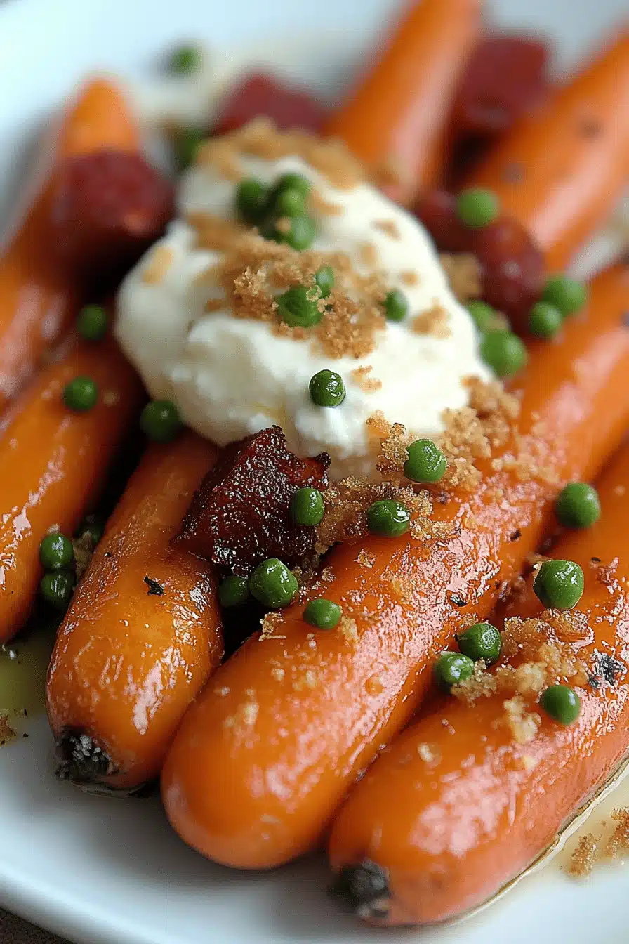 Roasted Carrots with Whipped Ricotta ingredients organized and measured on kitchen counter