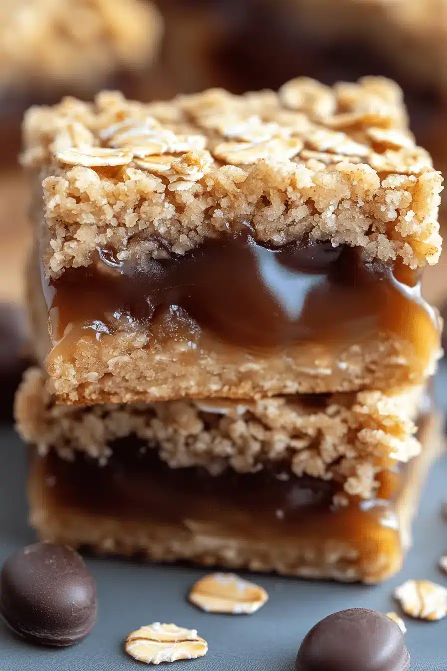 Salted Caramel Oatmeal Carmelitas
