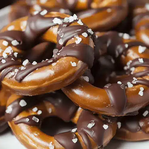 Salted Chocolate Caramel Pretzels
