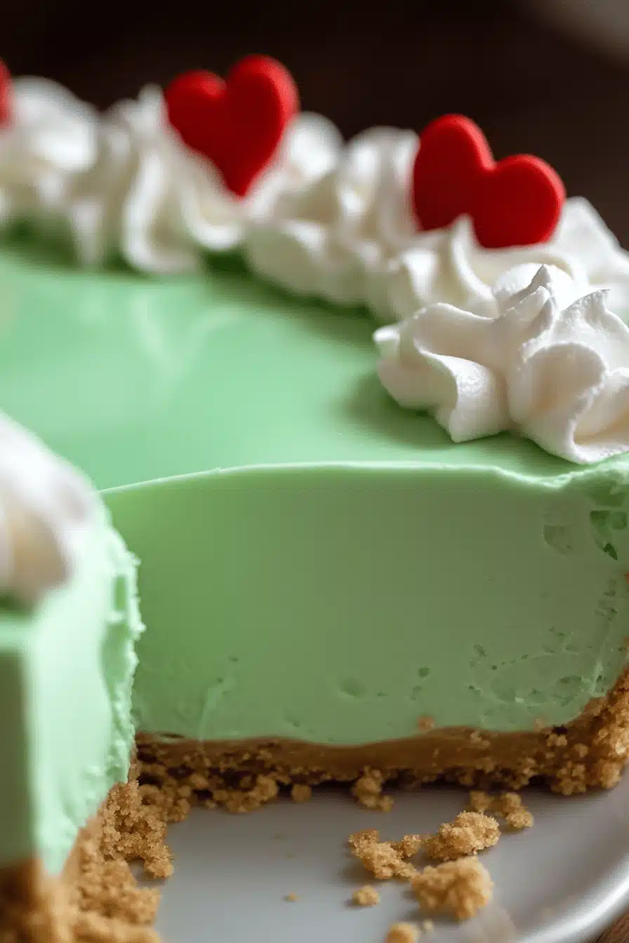 Shamrock Shake Pie ingredients organized and measured on kitchen counter