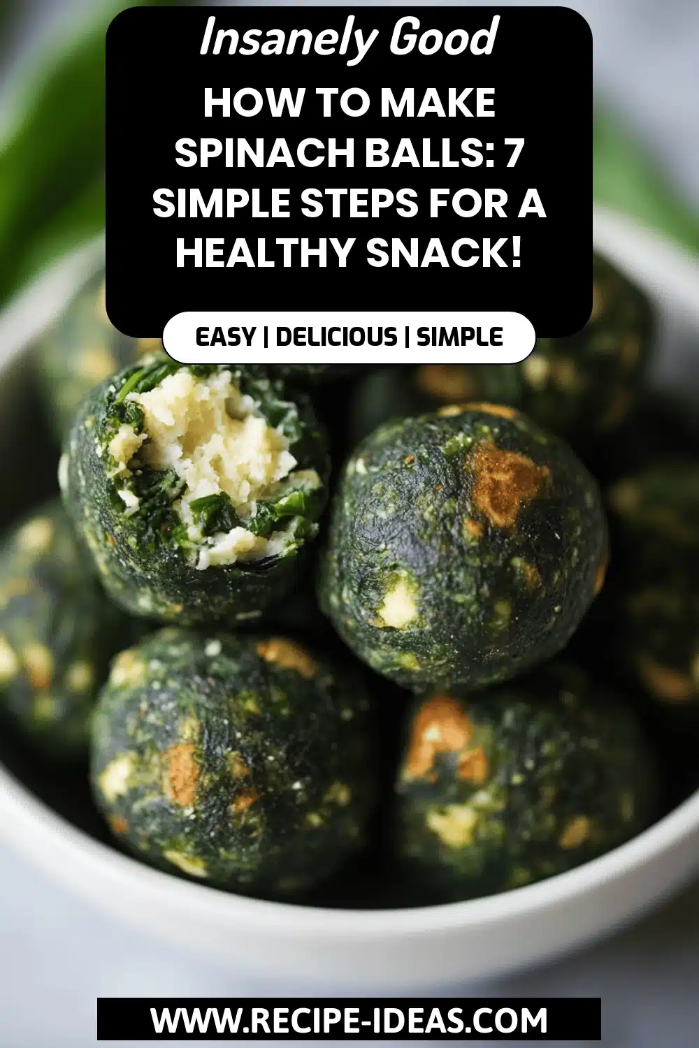 Spinach Balls Recipe final dish beautifully presented and ready to serve