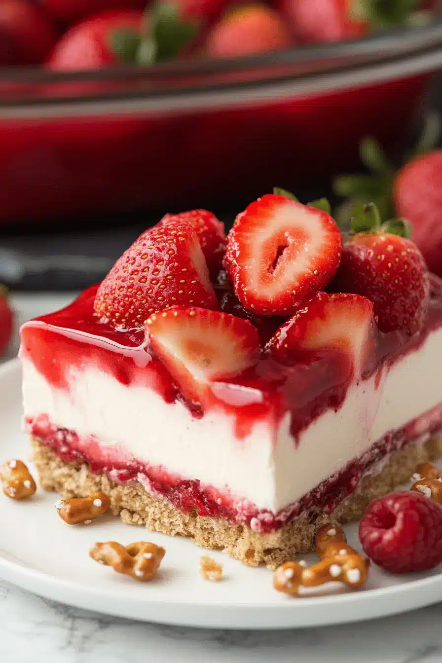 Strawberry Pretzel Salad
