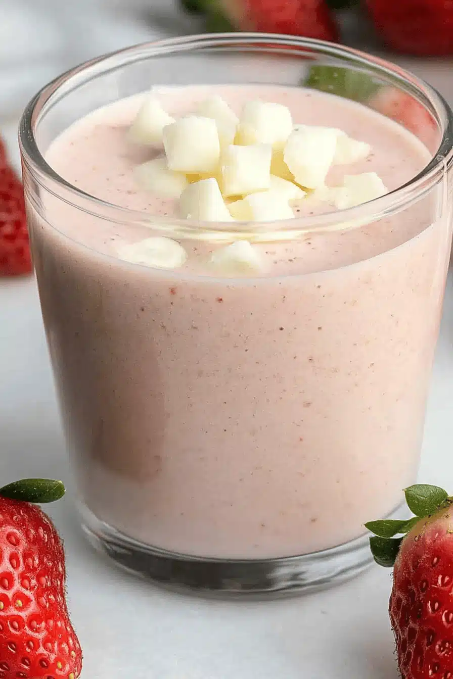 Strawberry White Chocolate Smoothie