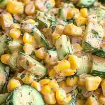 Street Corn Cucumber Salad