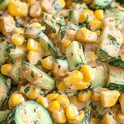 Street Corn Cucumber Salad