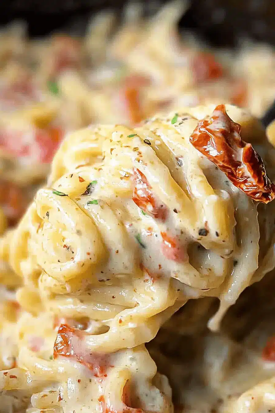 Sundried Tomato Pasta ingredients