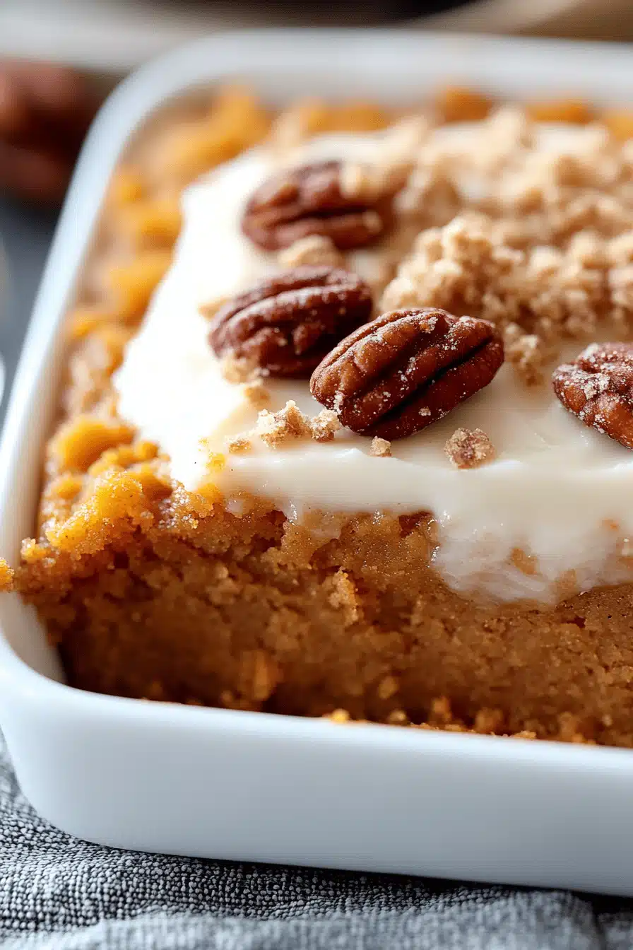 Sweet Potato Dump Cake ingredients organized and measured on kitchen counter