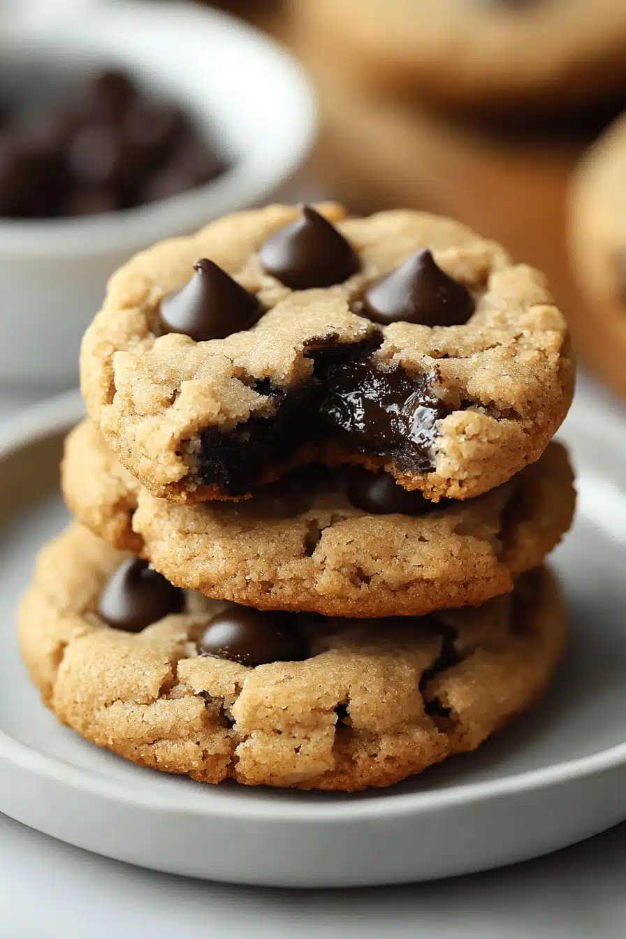 healthy cookies recipe slice on plate showing perfect texture and swirl pattern