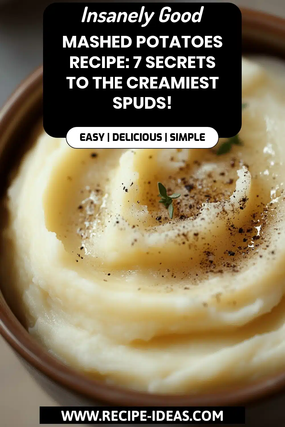 mashed potatoes recipe final dish beautifully presented and ready to serve