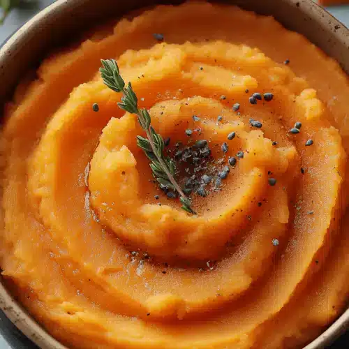 mashed sweet potatoes
