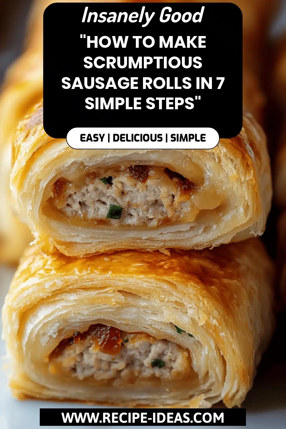 sausage rolls recipe final dish beautifully presented and ready to serve