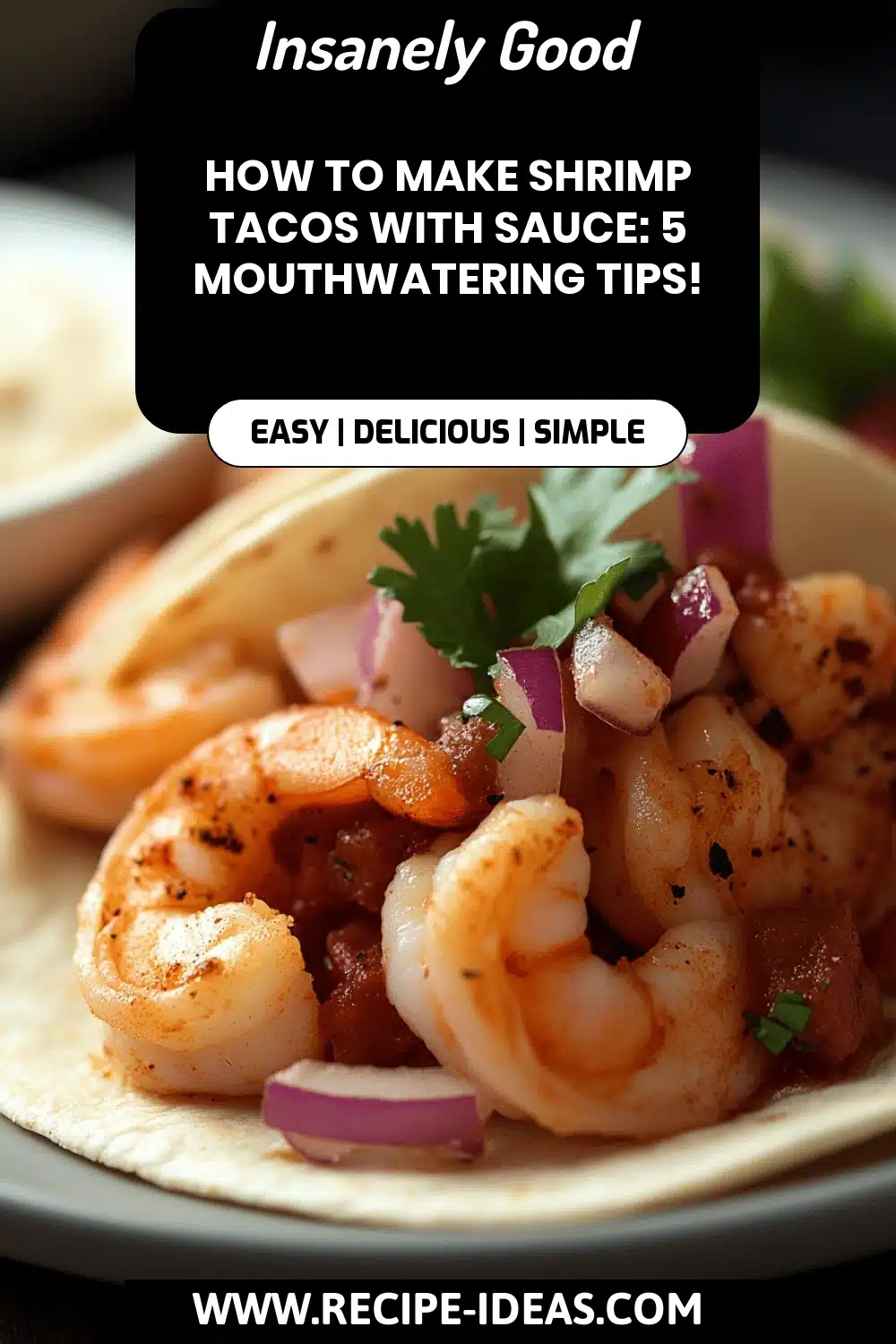 shrimp tacos recipe final dish beautifully presented and ready to serve