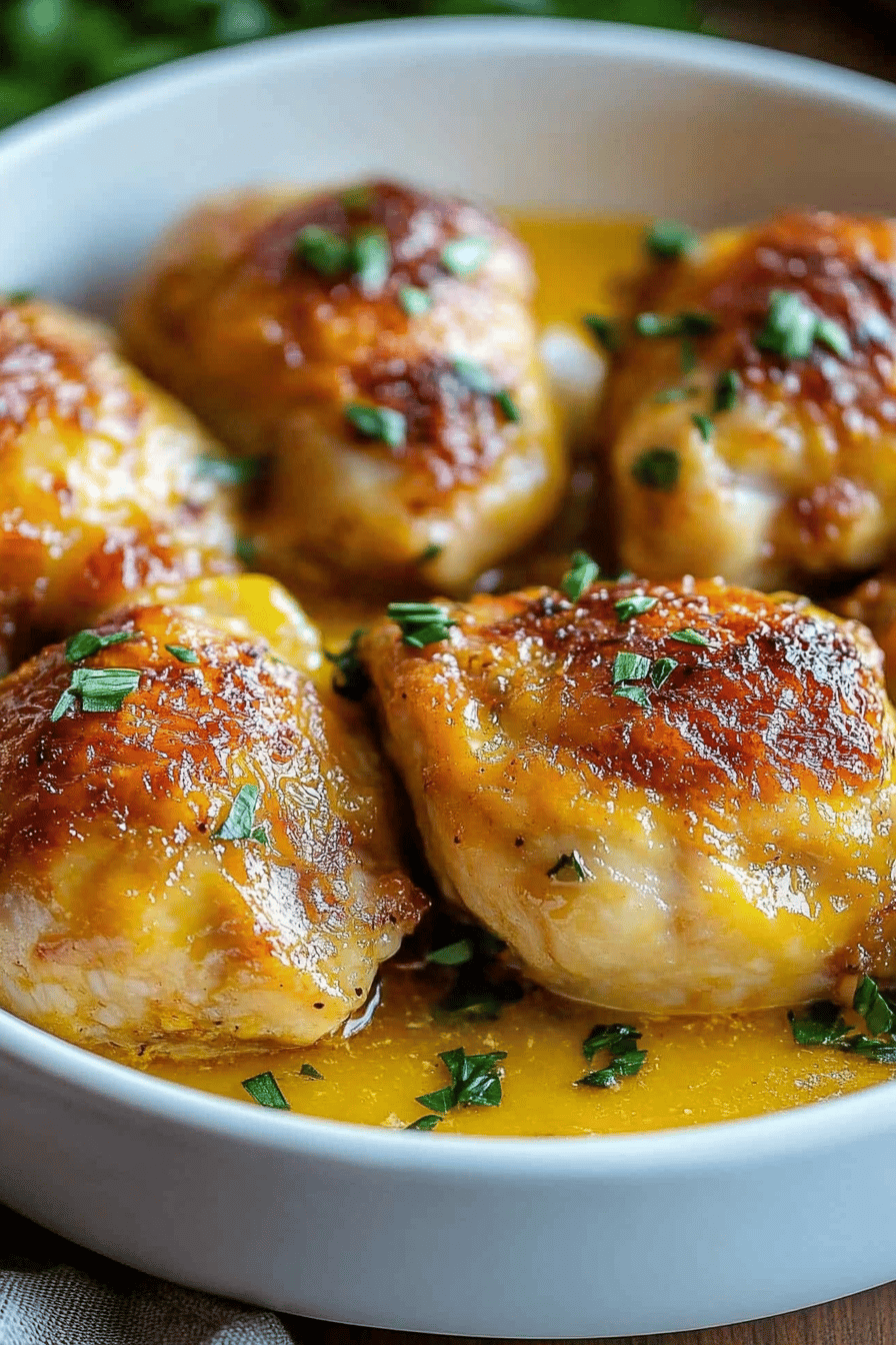 Amish Chicken Recipe final dish beautifully presented and ready to serve