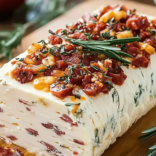 Antipasto Cheese Log