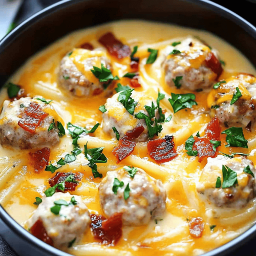 Baked Meatballs Pasta Recipe