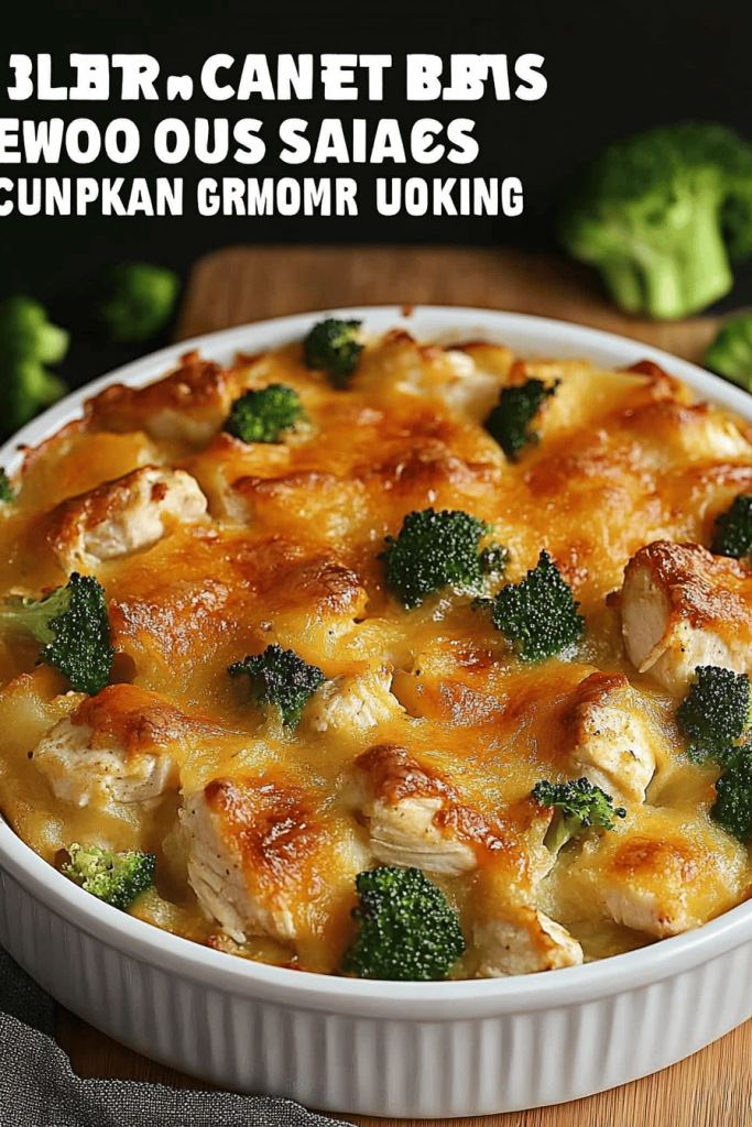 Baked Potato Chicken Broccoli Casserole