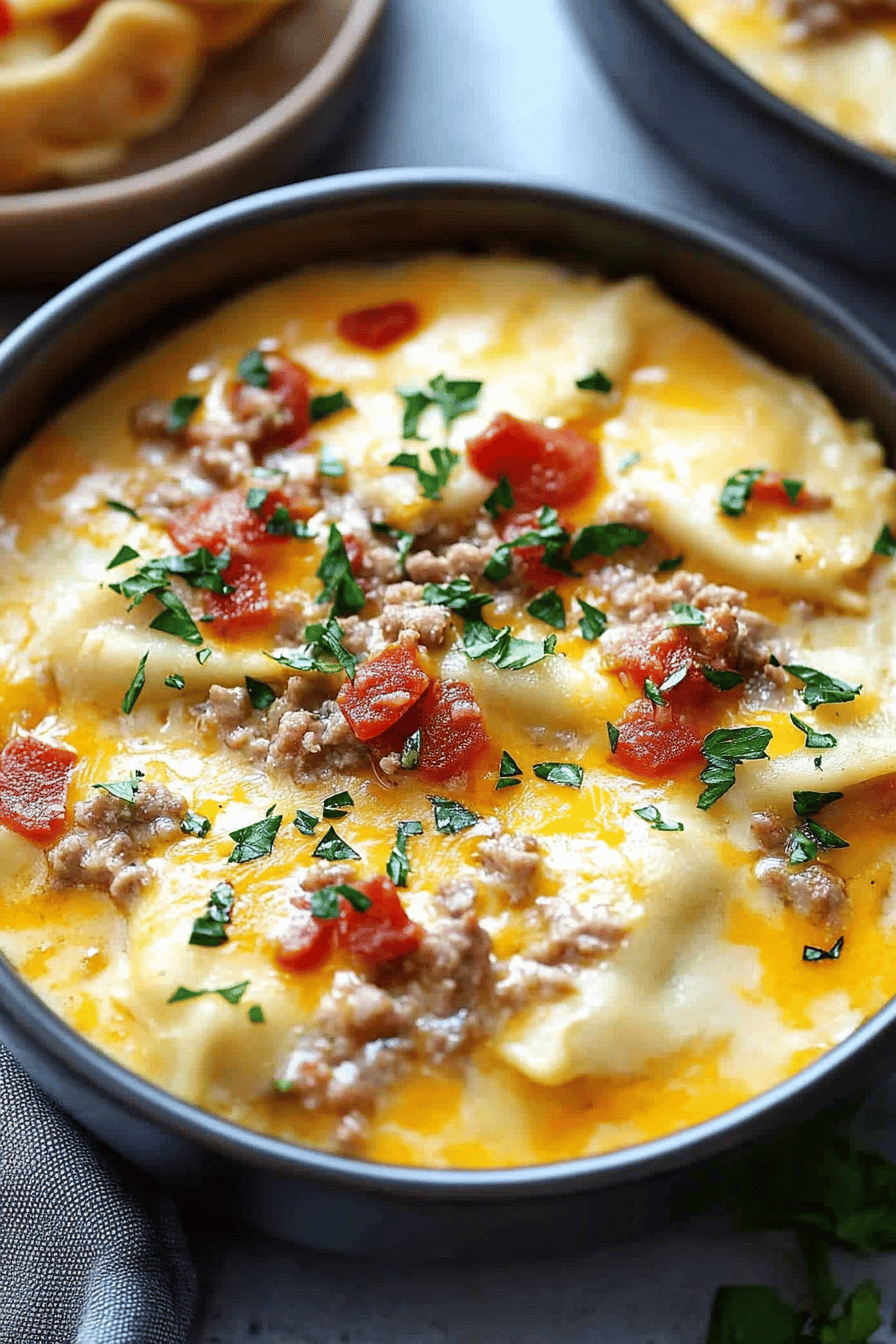 Baked Ravioli Meat Sauce