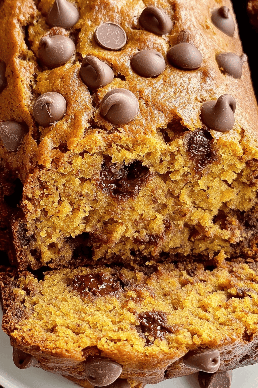 Banana Pumpkin Chocolate Chip Bread ingredients organized and measured on kitchen counter