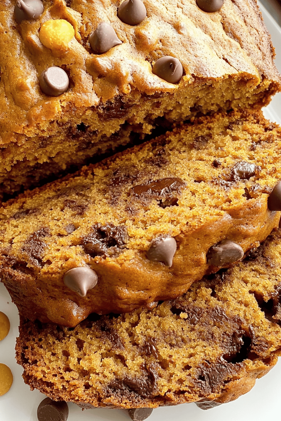 Banana Pumpkin Chocolate Chip Bread