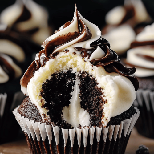 Black and White Cupcake Recipe