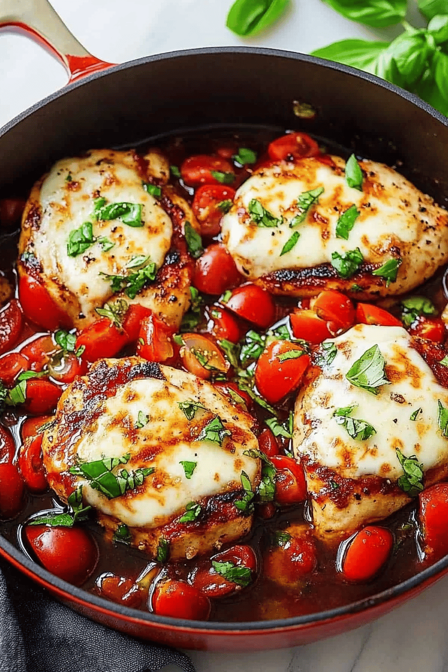 Bruschetta Chicken Recipe slice on plate showing perfect texture and swirl pattern