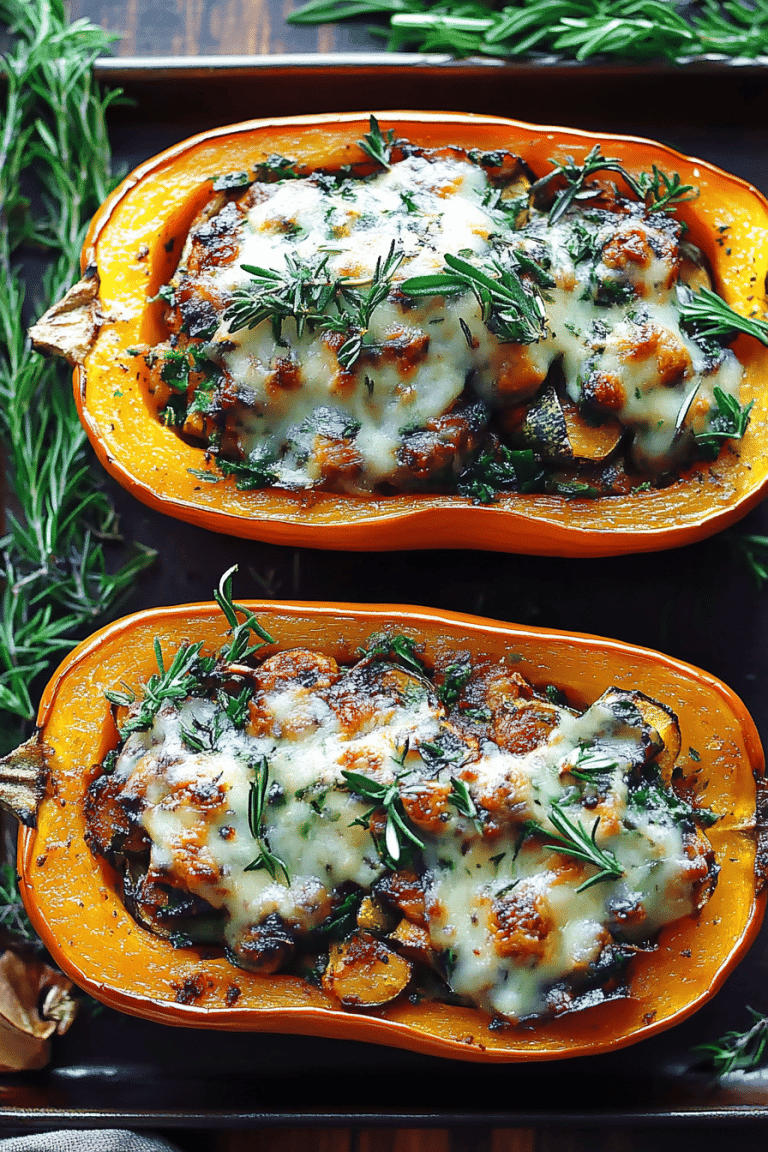 Butternut Squash Stuffed