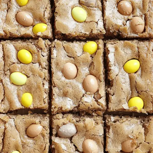 Cadbury Mini Egg Blondies