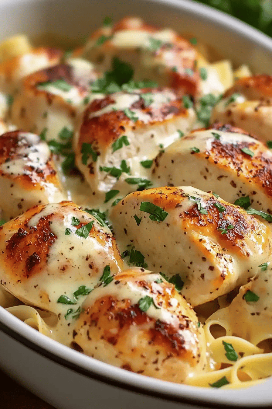 Caesar Chicken Recipe slice on plate showing perfect texture and swirl pattern