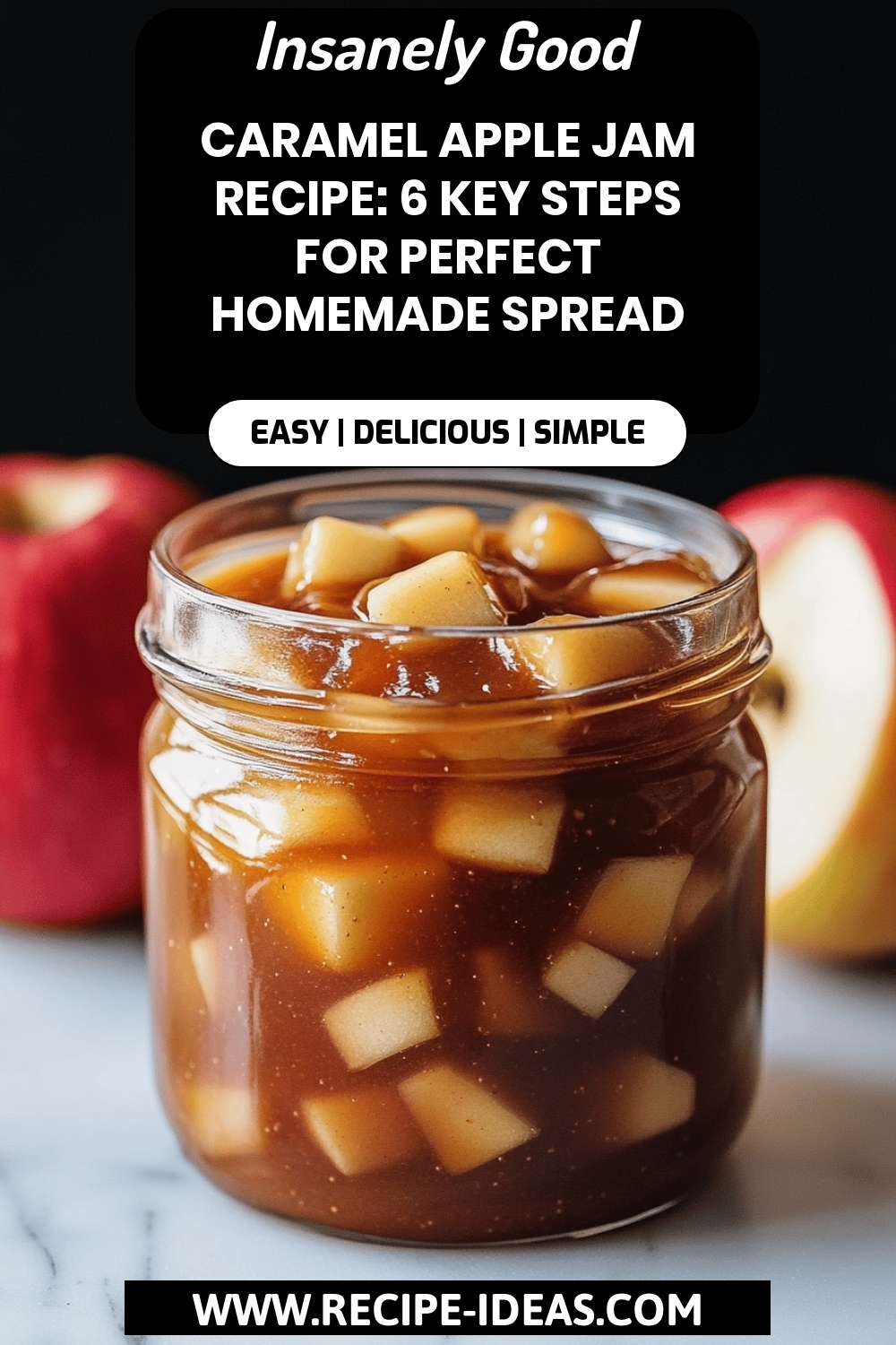 Caramel Apple Jam Recipe final dish beautifully presented and ready to serve