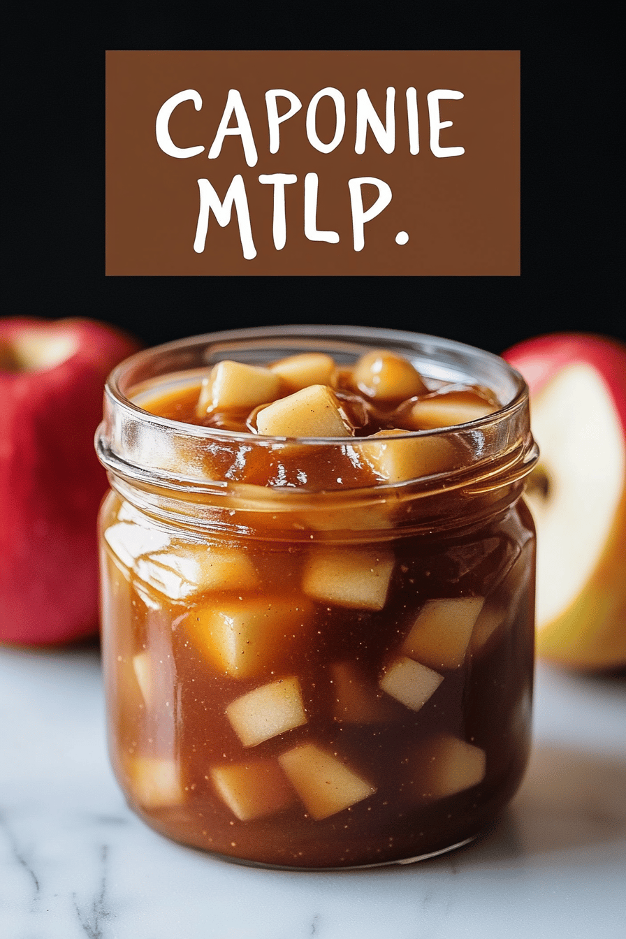 Caramel Apple Jam Recipe slice on plate showing perfect texture and swirl pattern