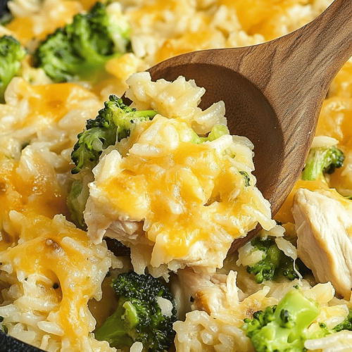 Cheesy Chicken Broccoli Rice