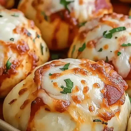 Cheesy Pizza Bombs