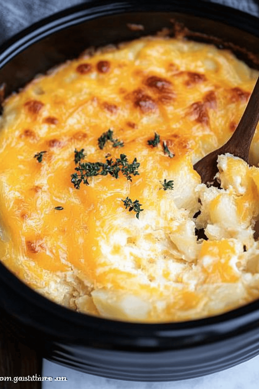 Cheesy Potato Casserole Recipe ingredients organized and measured on kitchen counter