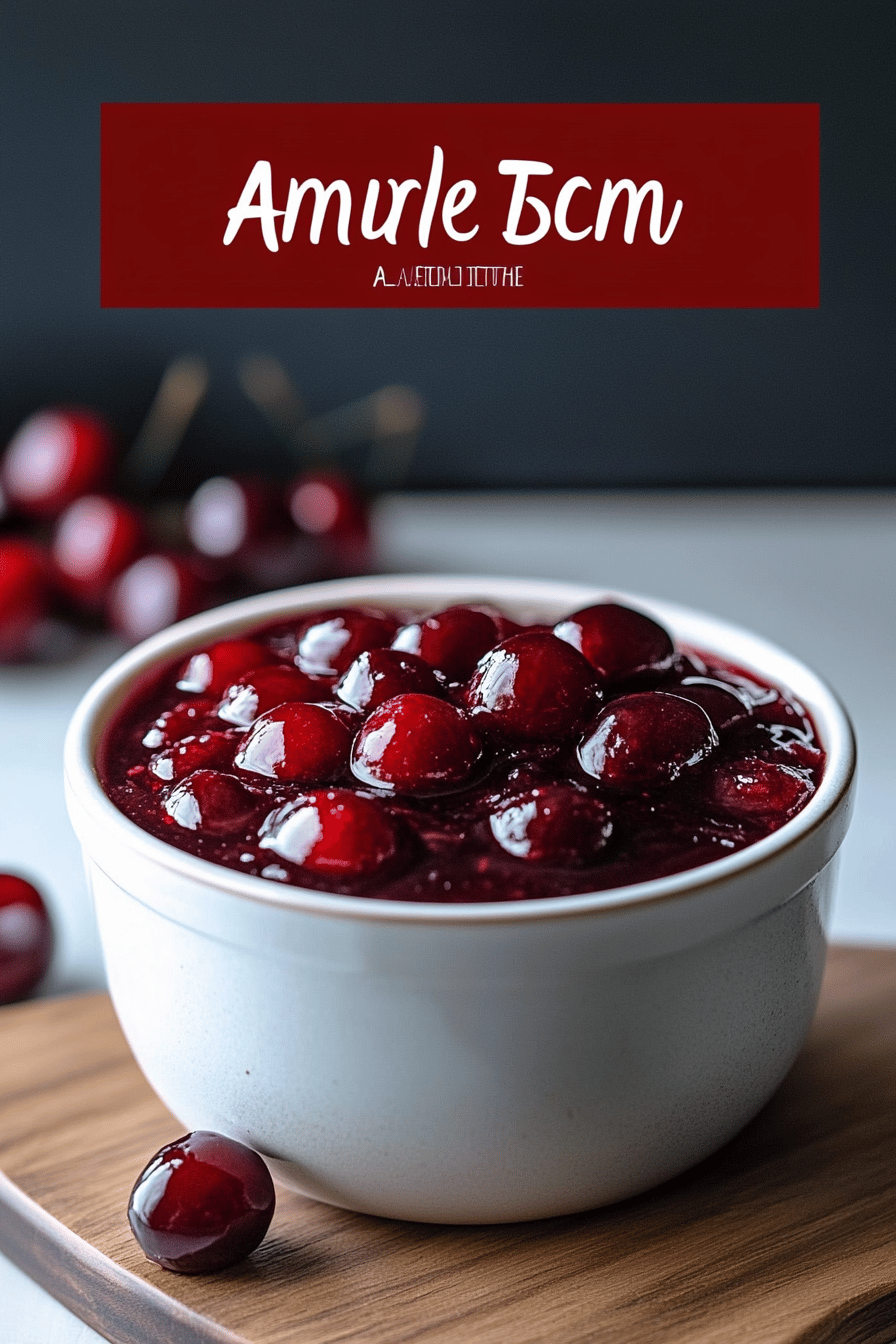 Cherry Amaretto Jam Recipe slice on plate showing perfect texture and swirl pattern